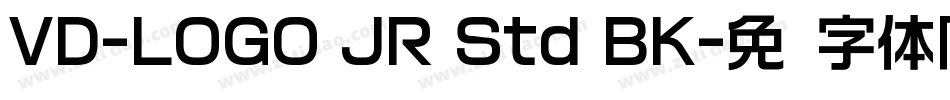 VD-LOGO JR Std BK字体转换
